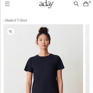 Black size medium Aday made it technical tshirt